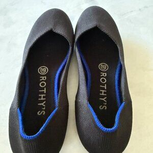 Women's Rothy The Flat Black Size 7